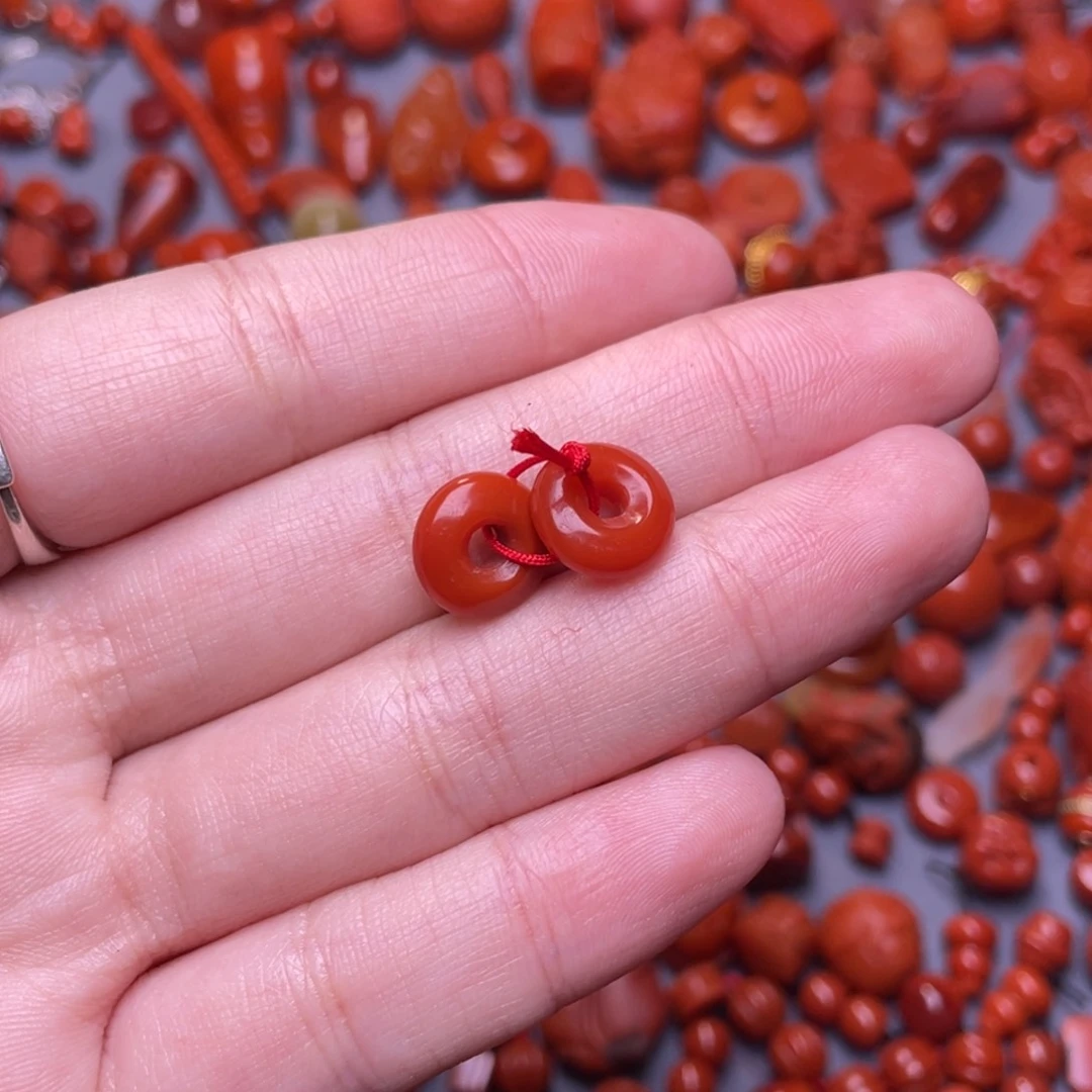 南红玛瑙配饰10.3未镶嵌大*熊