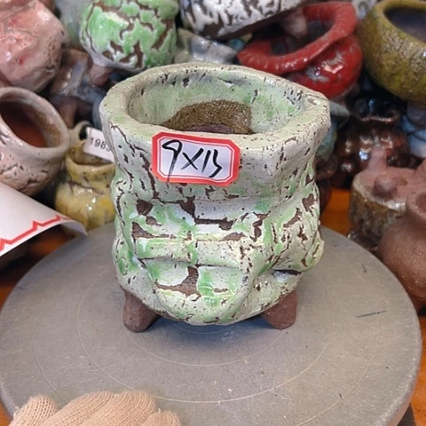 粗陶花盆手工花盆制作