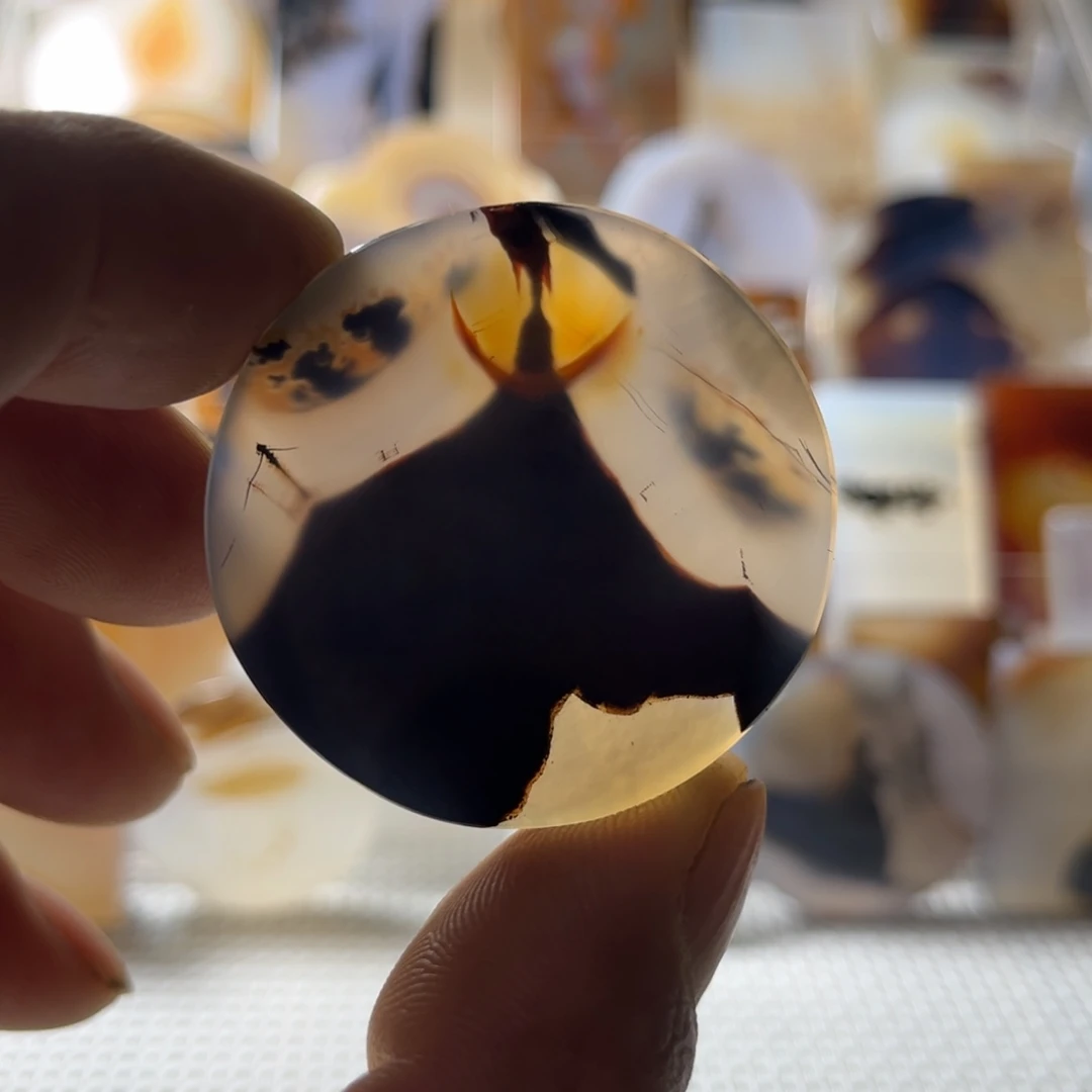 玛瑙/玉髓未镶嵌吊坠(不含链)