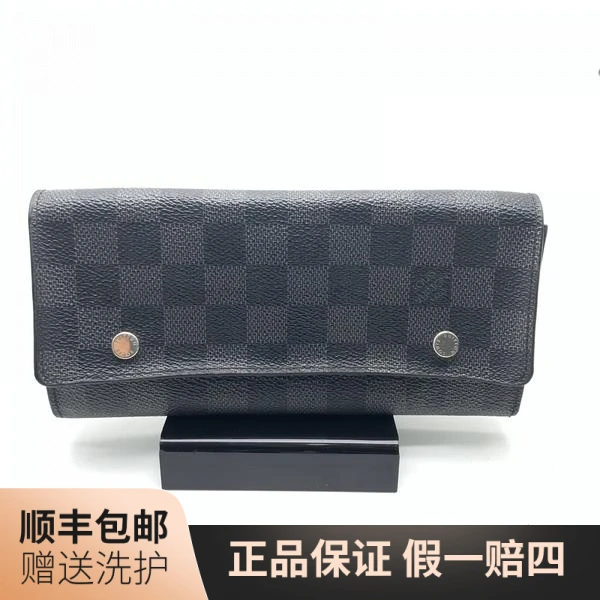 95新 LouisVuitton/路易威登 LV黑棋盘格卡包/10015822卡包 钱包