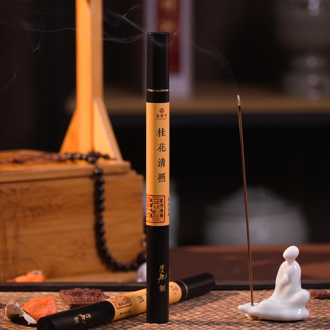 复馨号非遗大师张于龙推荐桂花清照 家居日用天然桂花线香香品