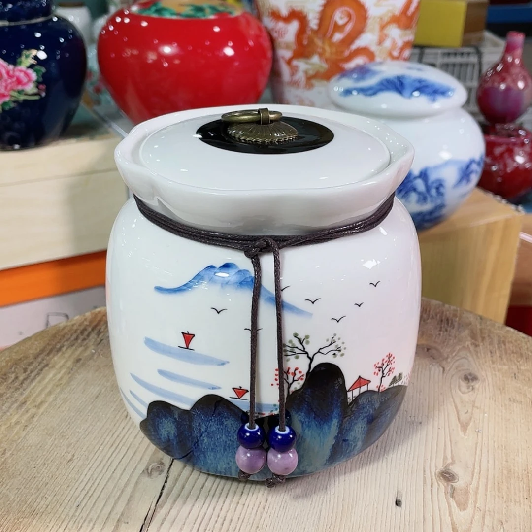 【闪购商品】罐陶瓷茶叶罐密封罐