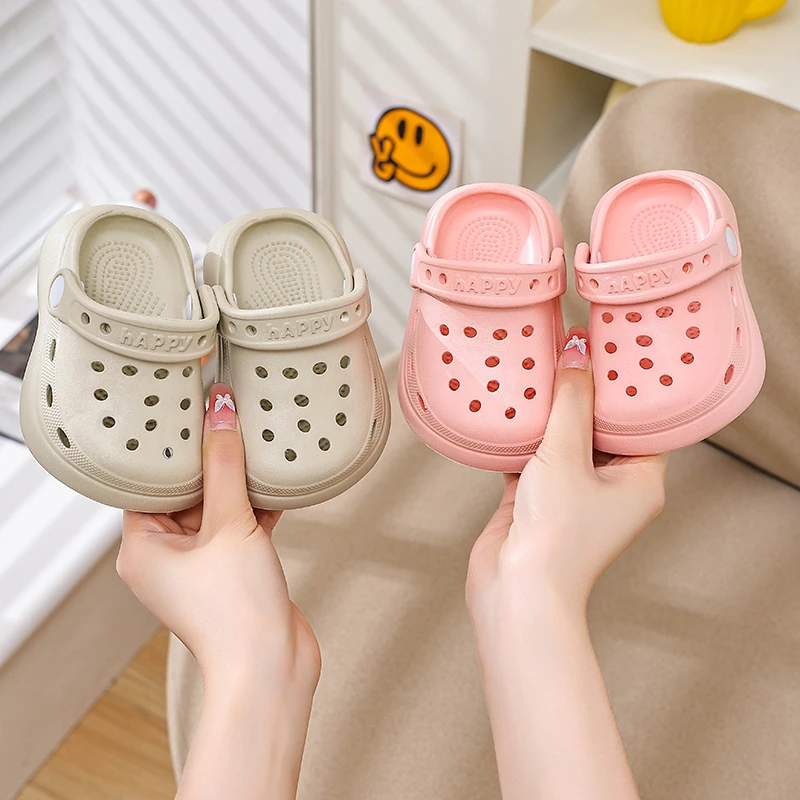 EVA环保材质可爱洞洞夏季拖鞋洞洞鞋外出软底沙滩拖鞋两穿二合一