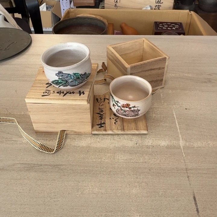 瓷片茶道具工艺品