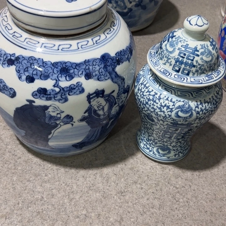 景德镇瓷器摆件工艺品花**潘