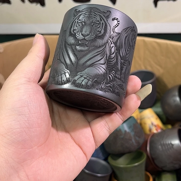 茶杯紫砂全手工紫砂主人杯