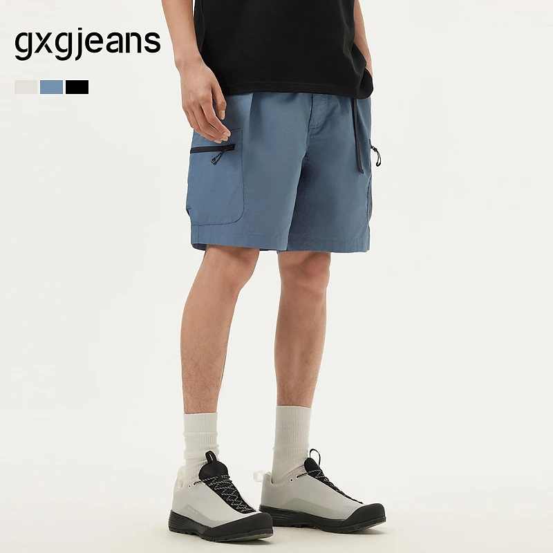 gxg.jeans男装 多色户外风工装短裤男 25年夏季新款#J25D222007
