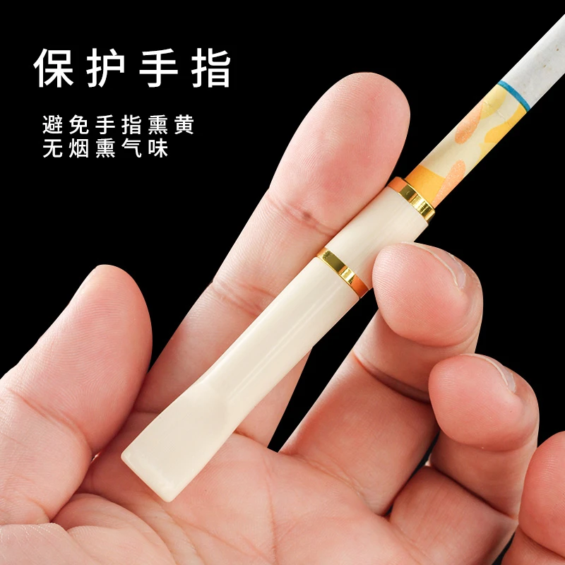 铜烟口带金属滤芯可循环使用烟嘴成品粗烟中烟细烟三用过滤器烟嘴