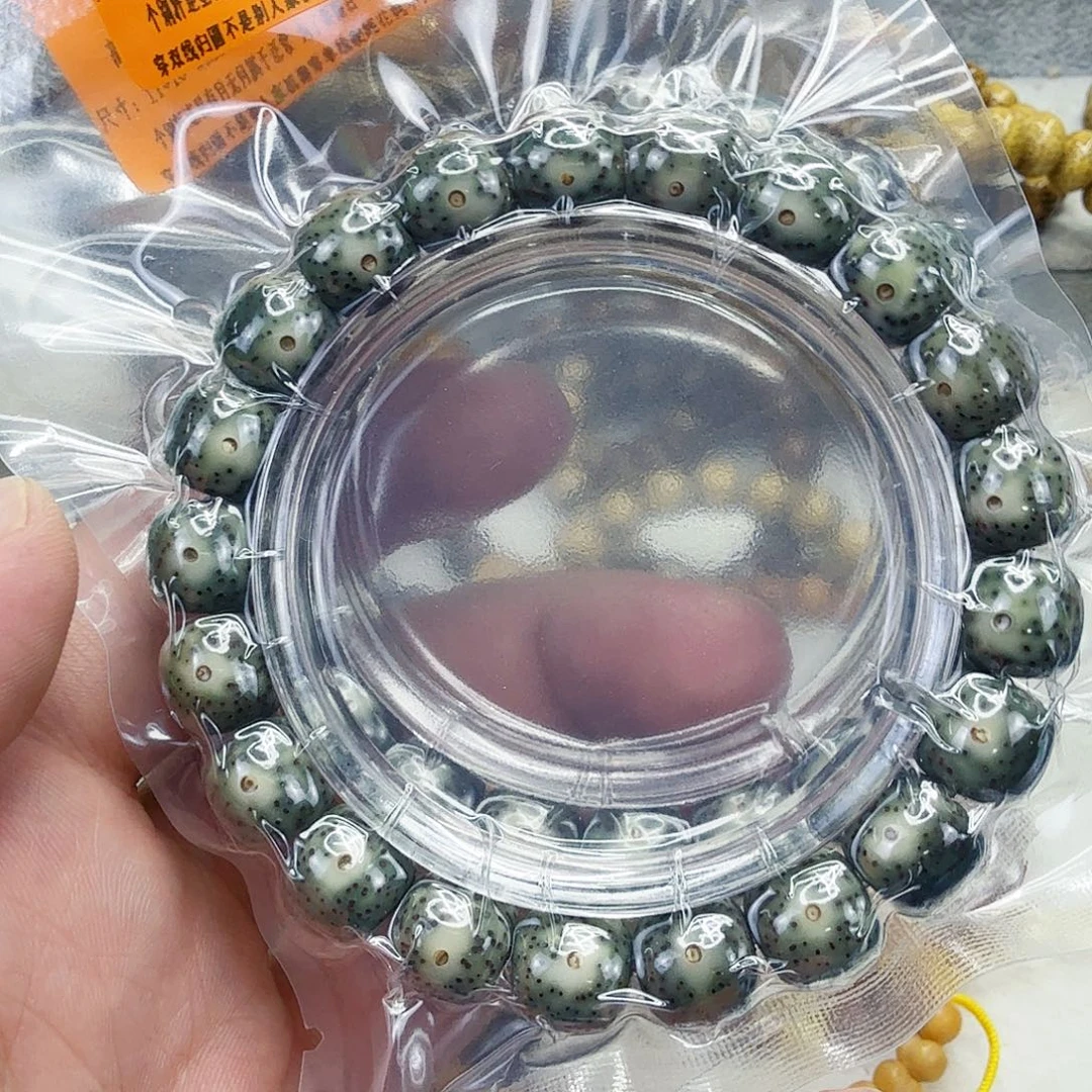 手串星月菩提15殿堂卡姿兰大眼睛绿星月菩提单圈11