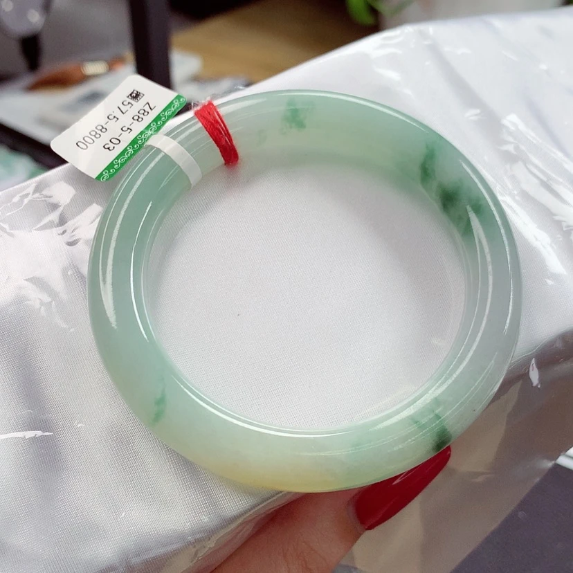 【闪购商品】未镶嵌手镯翡翠缅甸天然a货翡翠手镯