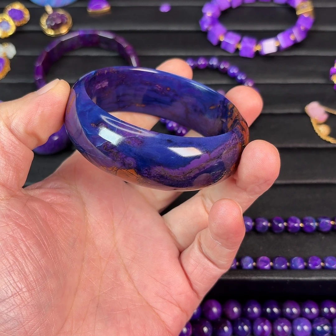 流***忆苏纪石（舒俱来）未镶嵌手镯