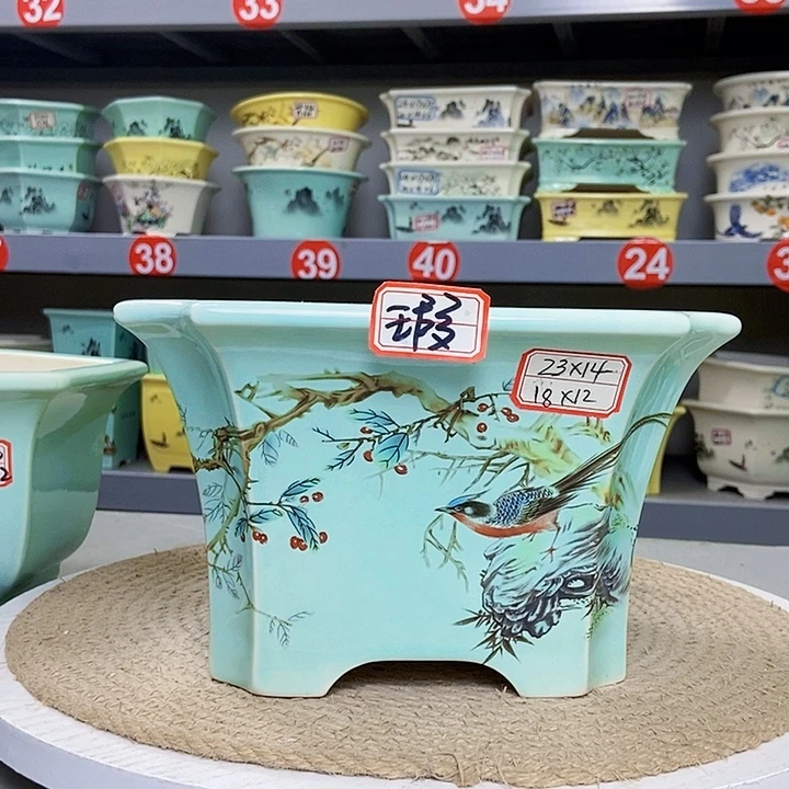 紫砂花瓶紫砂花盆