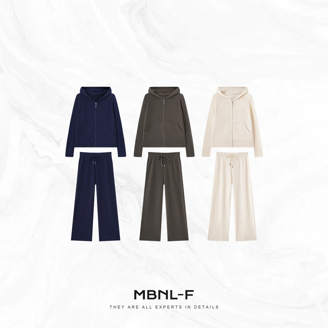 MBNL-F“Élégant.科林斯”100%美利奴羊毛极简套装 秦磊XM-XTZ6595