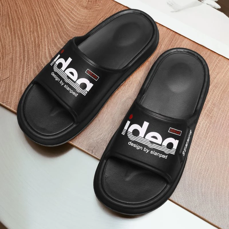 浴室潮流拖鞋家居洗澡防滑户外防臭男士夏季男款居家厚底室内外穿