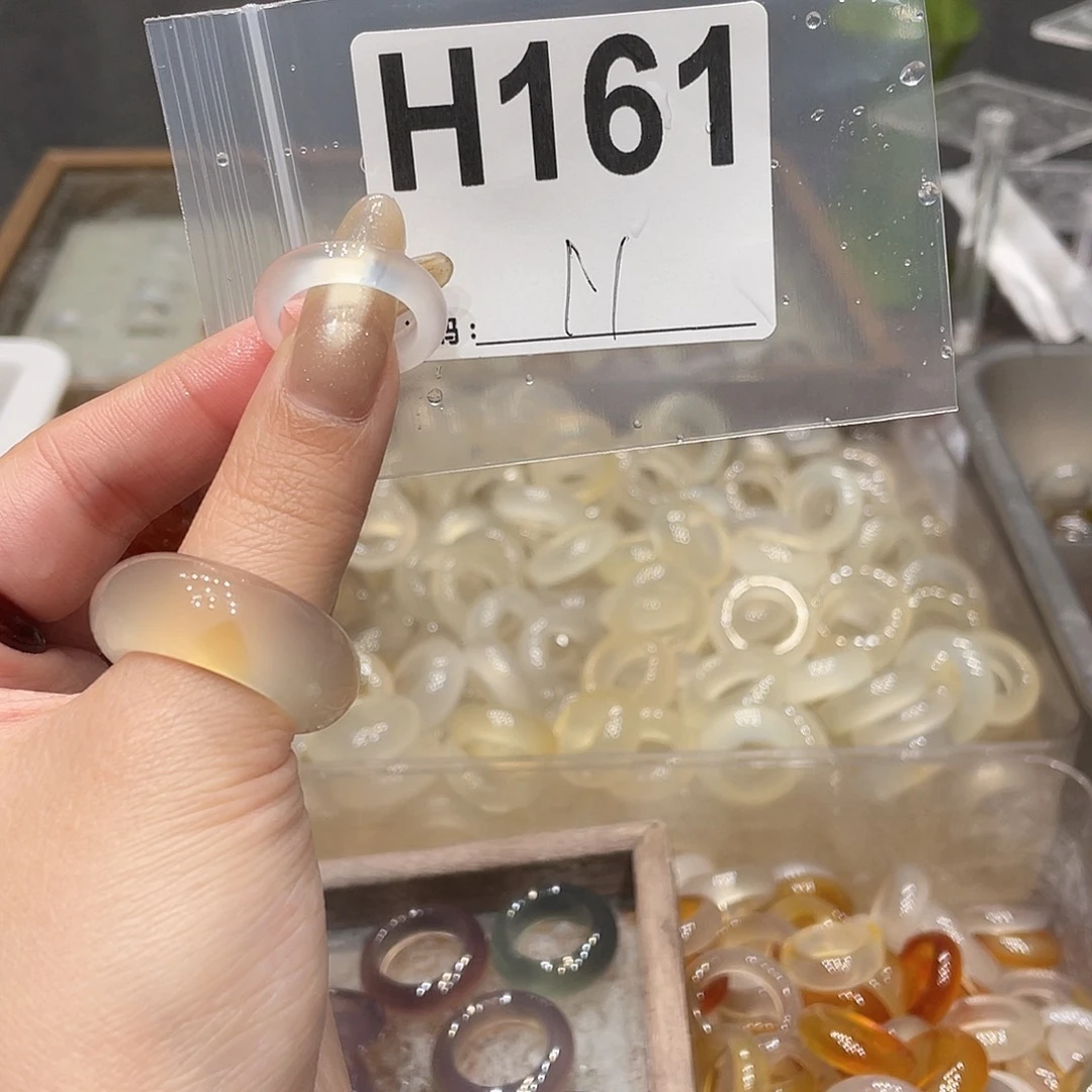 玛瑙/玉髓未镶嵌戒指161