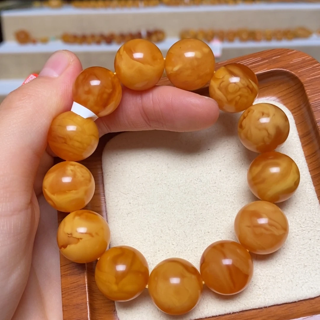 【闪购商品】未镶嵌蜜蜡手链手串