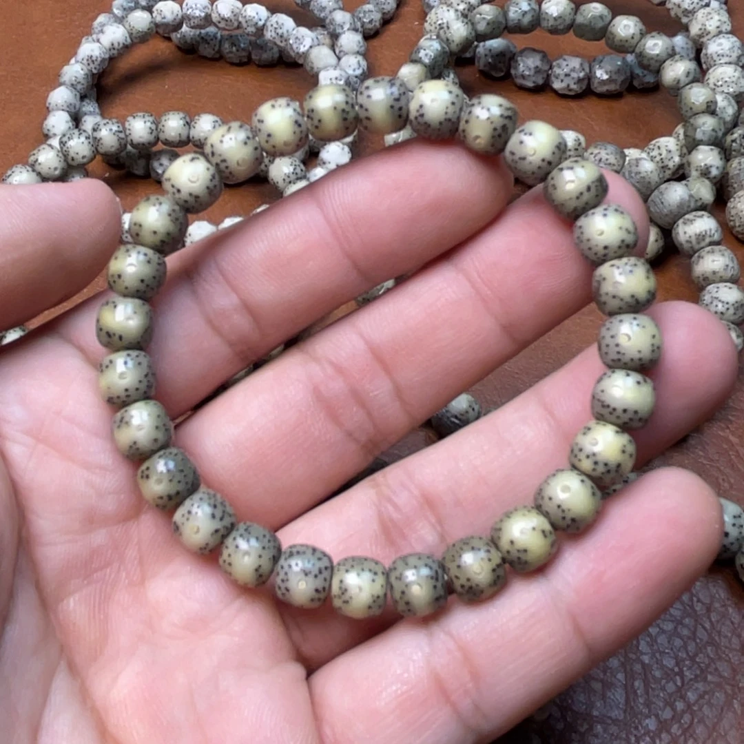 吊坠星月菩提福利绿糯冰大留白