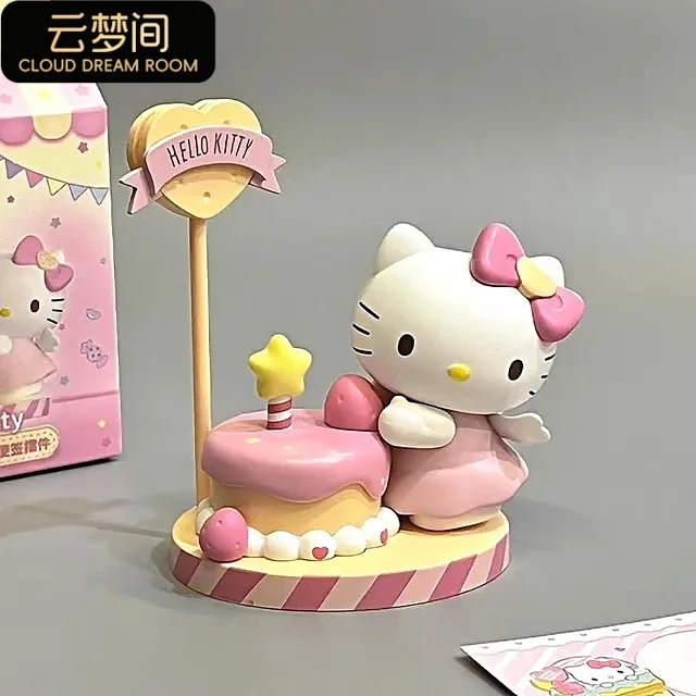 hellokity摆件生日礼物蛋糕便签卡通可爱送女生小朋友礼物