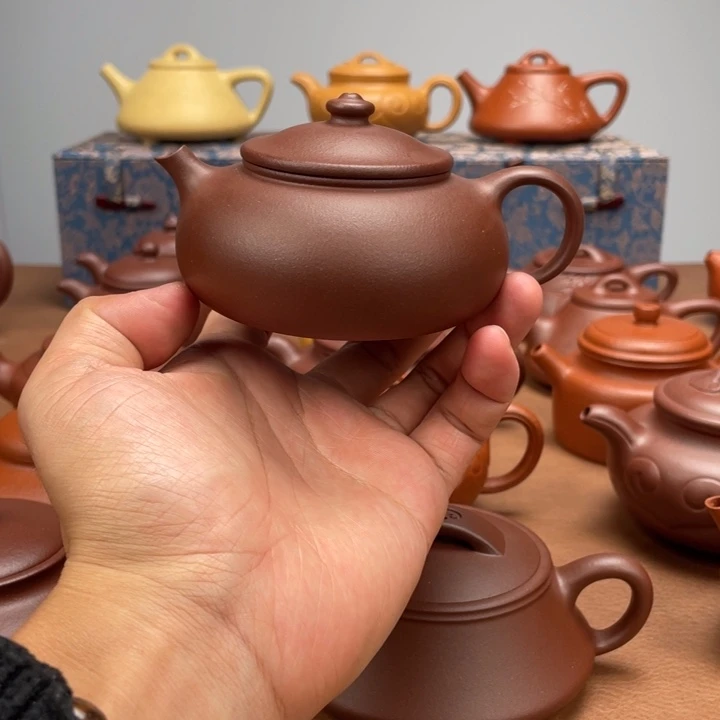 紫砂茶壶半手工紫泥