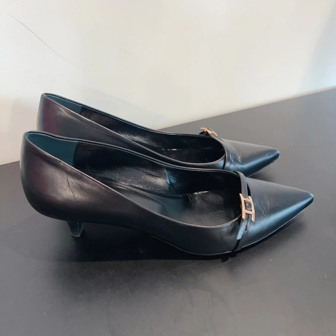 99新 Hermes/爱马仕 高跟鞋 尺码36成色看直播 GSS26153