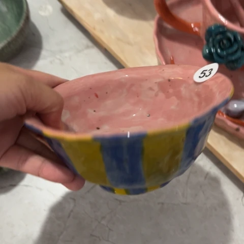 碗手工手捏咖啡杯壶承