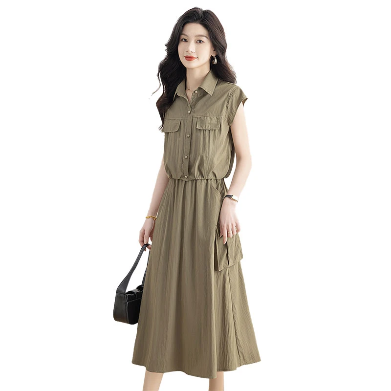 丝柏舍 2025夏季新款女装上衣搭半身裙休闲两件套套装S52B1938N