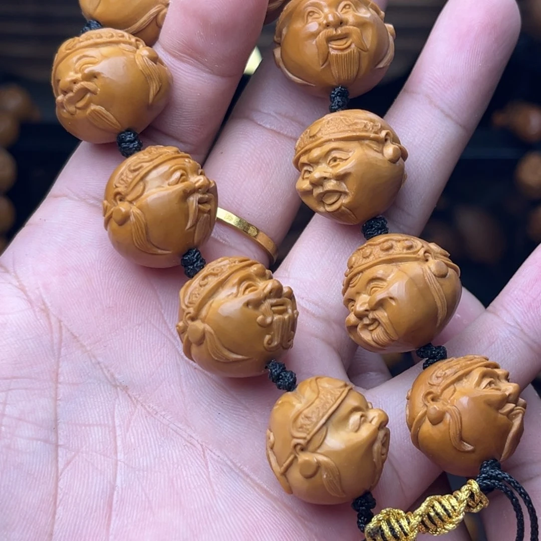 橄榄核吊坠橄榄核地主财神2.0