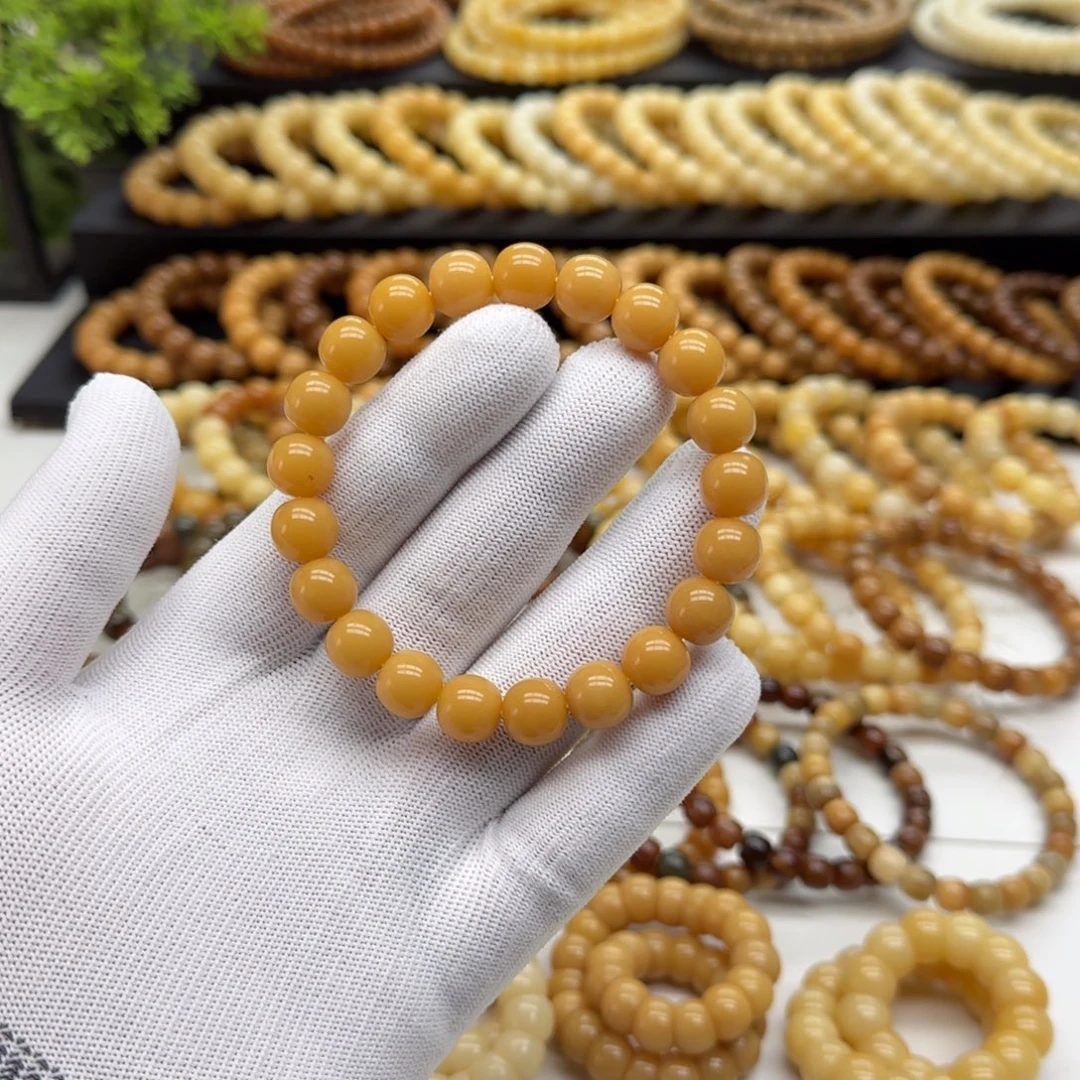 手串菩提根/象牙果卡11珑珠 精工 11年