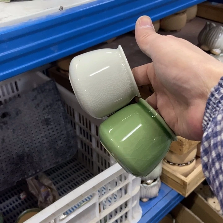 陶瓷花盆单场满9.9发6*6.5