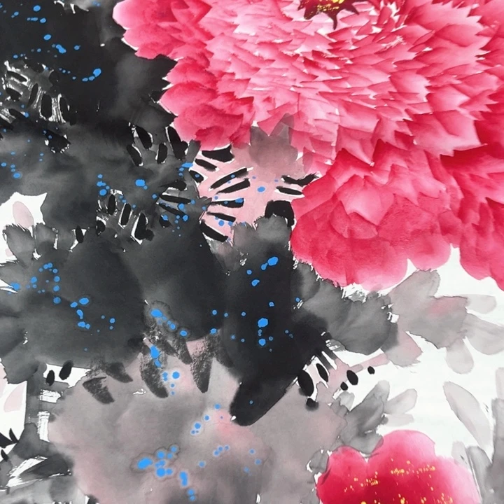 国画我的心好痛啊我的心真的好痛啊好痛