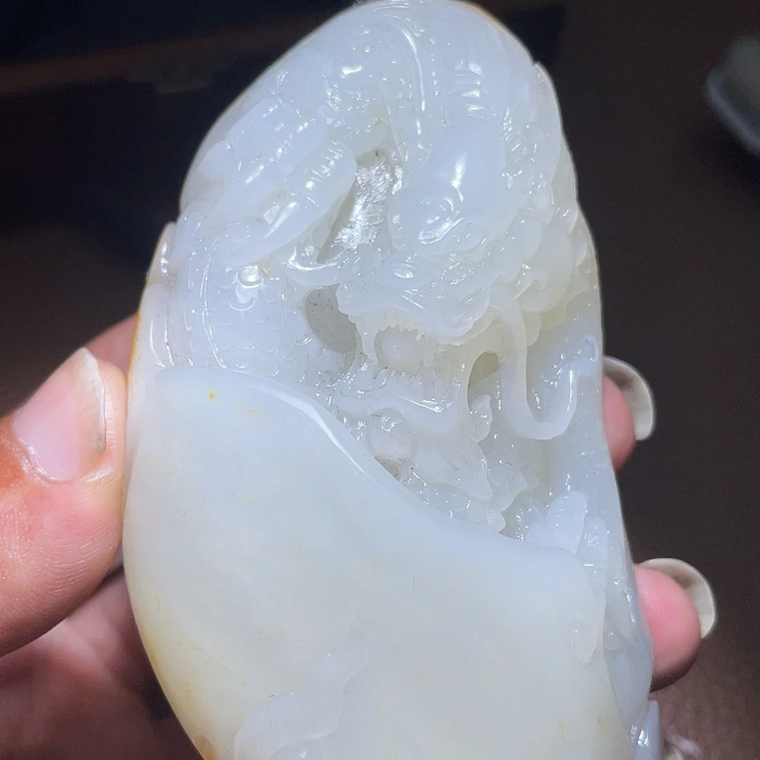 和田玉未镶嵌颈饰d2