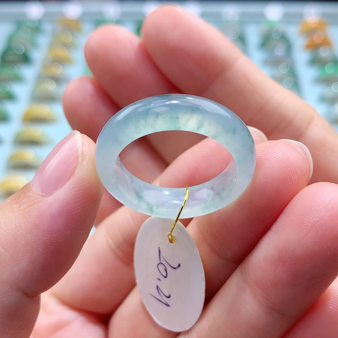 未镶嵌戒指翡翠2021圈