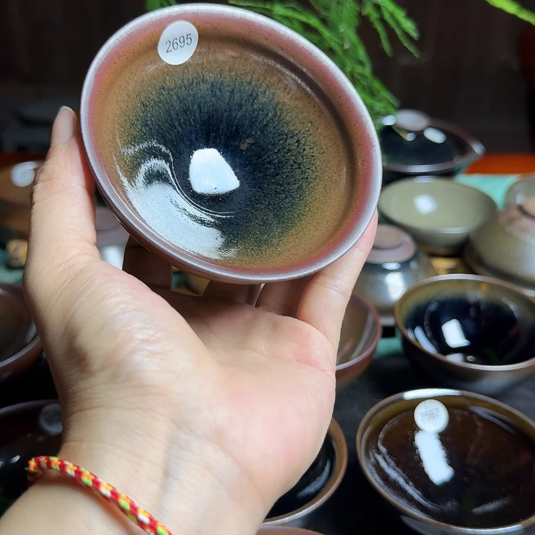茶盏2695 秋罗柴烧手工主人杯