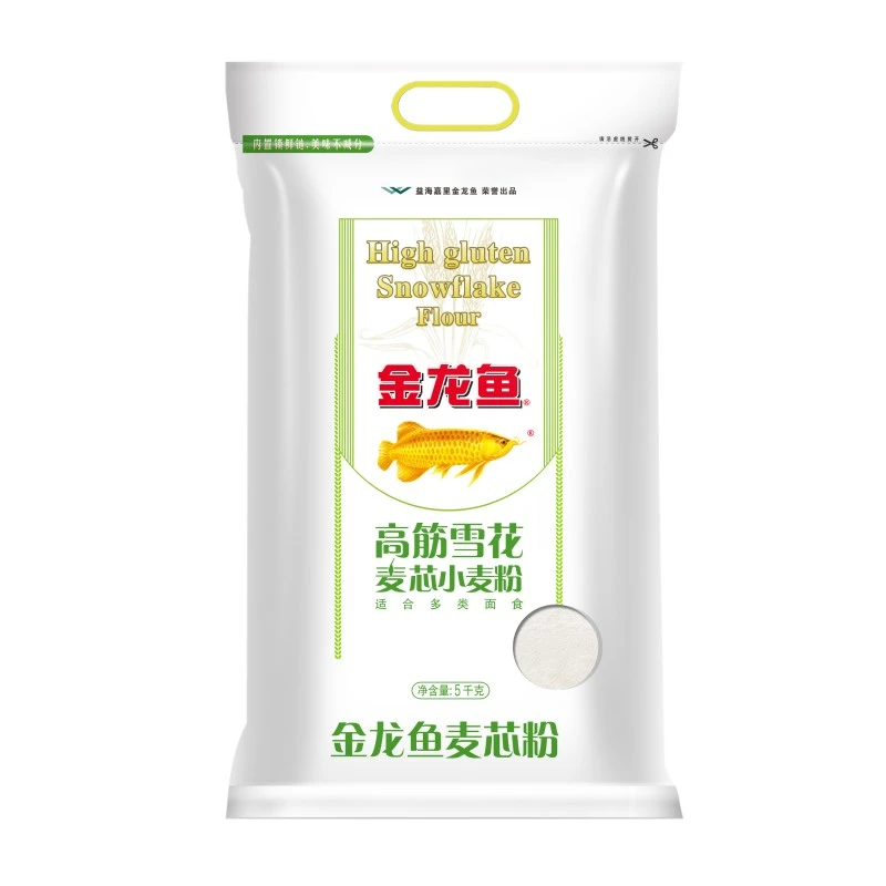 【金龙鱼】高筋雪花麦芯小麦粉5Kg×1袋