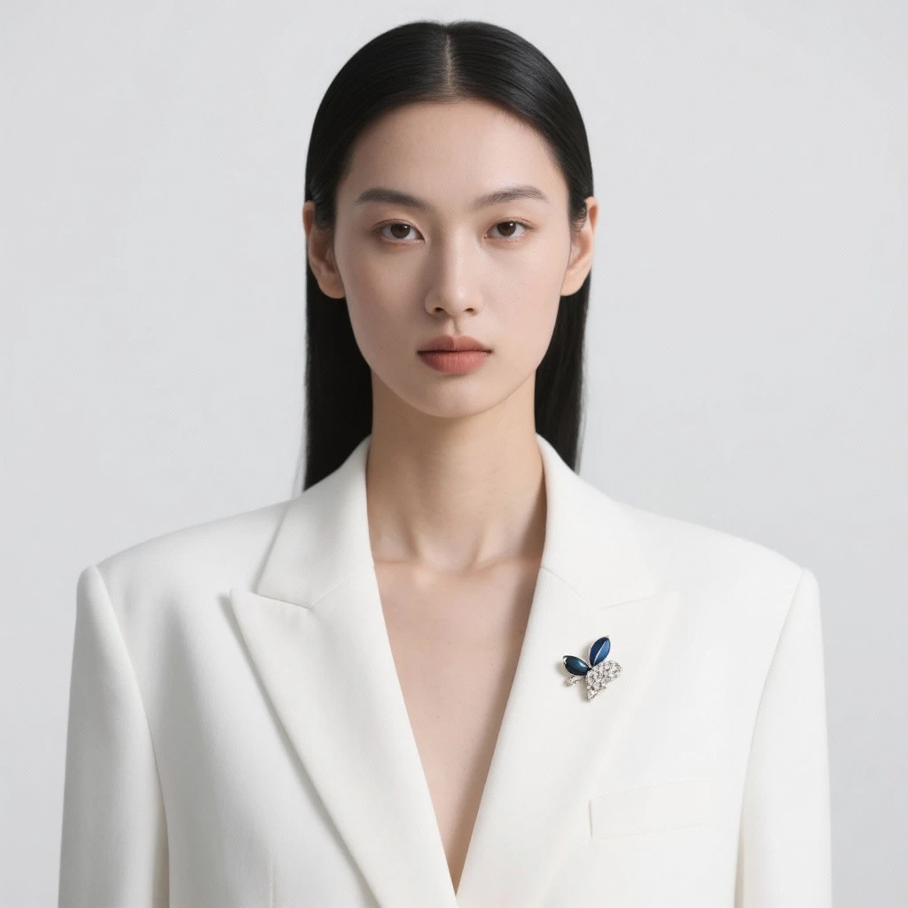 铜合金胸针 【8034】花朵香胸针