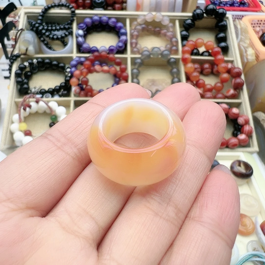 未镶嵌玛瑙/玉髓珠宝半成品