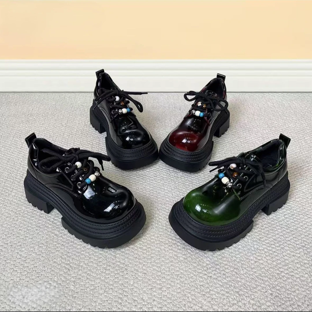 时装靴马丁靴女鞋欧若智性风欧若假日风甜辣千金风 BK675