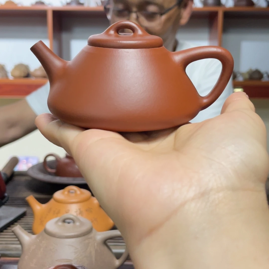 茶壶紫砂朱泥子冶130CC