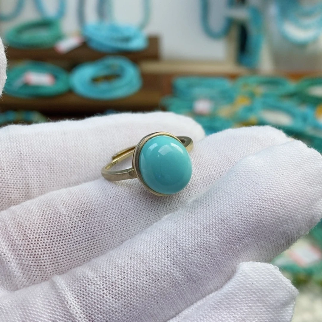 未镶嵌绿松石戒指