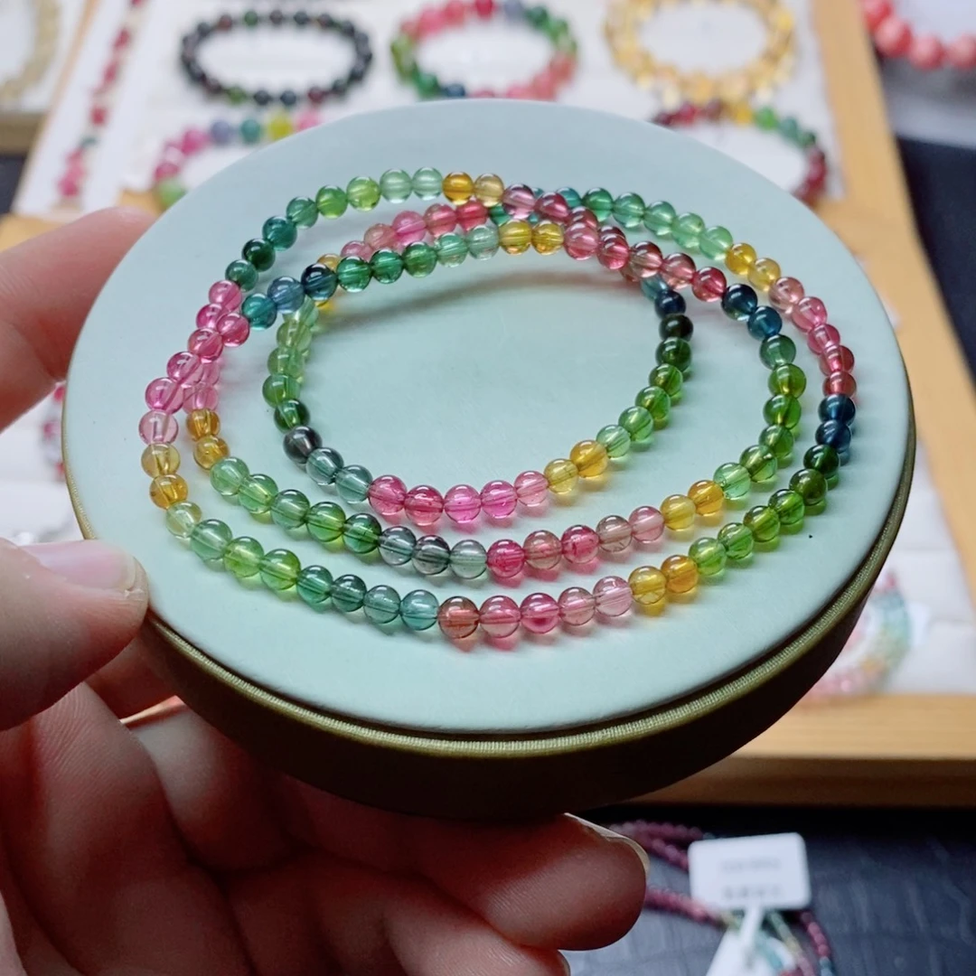 碧玺碧玺手链未镶嵌