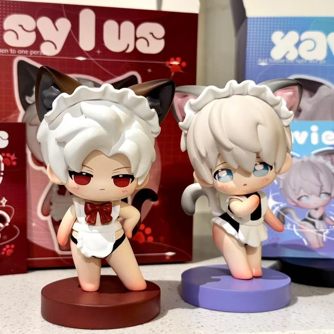 恋与深空游戏周黎深祁煜沈星回秦彻女仆装pvc摆件可爱桌面装饰谷