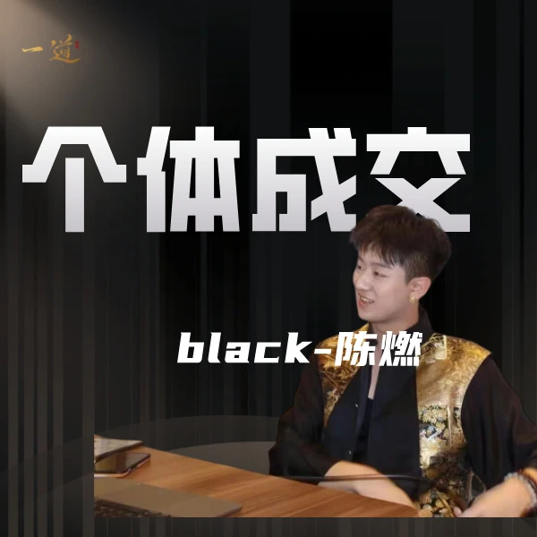 个体成交高价值- Black陈燃-线上视频课（留意短信解锁课程LH