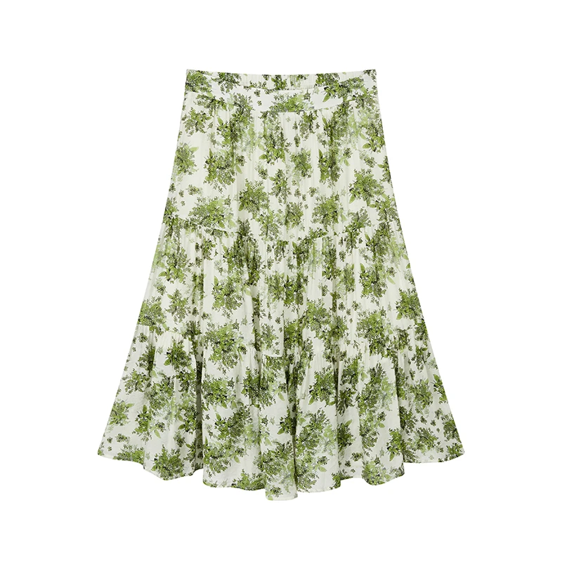 【达人专属】法式度假风半身裙N2290