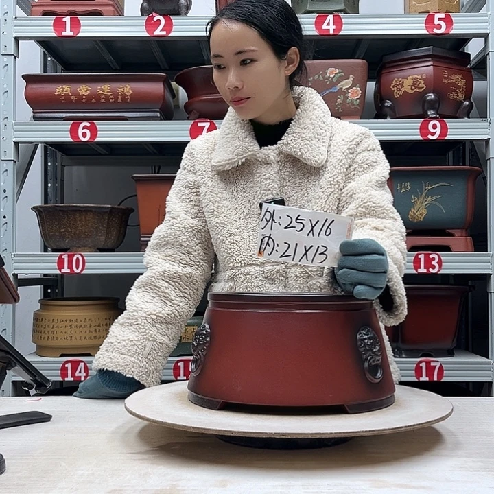 紫砂花盆紫砂花盆