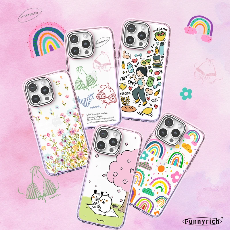 【陈多米】FUNNYRICH渐变色适用苹果16ProMax手机壳iPhone15/14