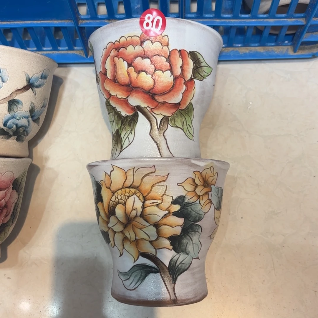 景德镇手绘花盆陶瓷10/10
