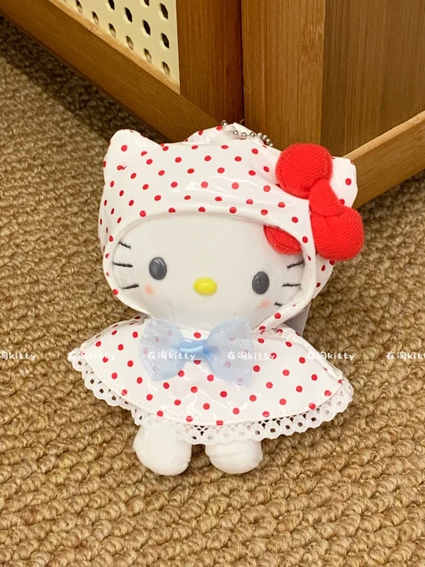 可爱雨衣斗篷hellokitty包包挂件挂饰毛绒挂件