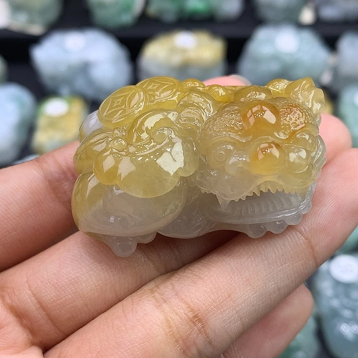 翡翠未镶嵌颈饰天然缅甸翡翠