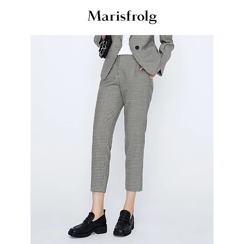 【达人专享】Marisfrolg/玛丝菲尔休闲裤A1BW41445