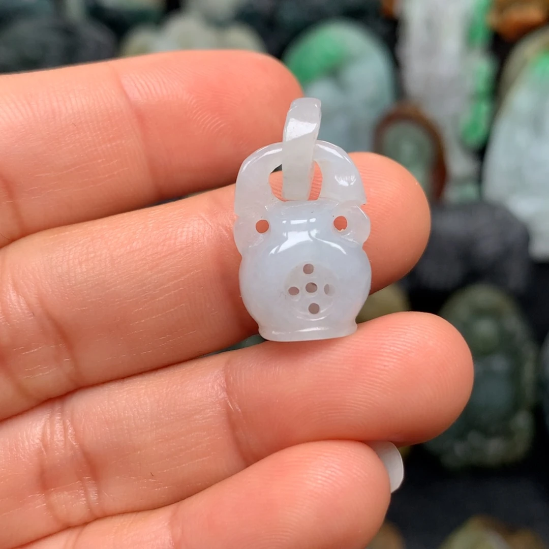 翡翠未镶嵌颈饰天然翡翠A货